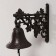 Bell souvenir cast iron "Grapes and leaves" 22x10x15 cm