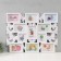 Photo frame plastic in 11 photos 10x10, 10x15 cm "Butterflies" white 48x63 cm