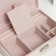 Casket to the leatherette for jewelry "Damascus" Cream 7.5x22x15 cm