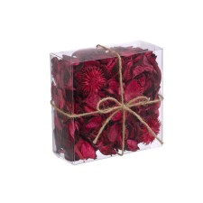 A set of dried flowers made of natural materials with the aroma of strawberries 