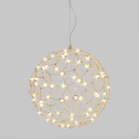 Suspended Bogate’s Aliote 450/1, LED, 30 W, 3000K, 2403LM, 400x400 mm, Copper color-3