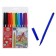 Fleeters 10 colors Koh-I-Noor "Beasts", three-sided