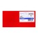 Envelope C65 114 x 229 mm, color, without a telling, without a window, a tear -off tape, 120 g/m2, red