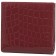 Nice wallet, glossy skin, color red crocodile