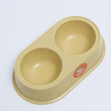 Bamboo double bamboo, 23.5 x 13 x 5 cm, yellow-4