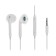 Luazon W-30 headphones, inserts, microphone, white