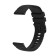 Watch strap, 22 mm, silicone, black