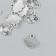 Decor for creativity Metal "Fun Cloud" silver 1.4x1.3 cm