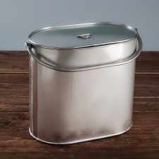 Tourist pot 9 l, stainless steel 0.5 mm