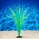 The artificial aquarium, luminous, 30 cm, green plant
