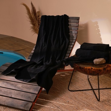 Trure -colored towel SL Home: Waffle "Dark Mare" 50x90 cm, 100% cotton, 490 g/m2