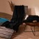 Trure -colored towel SL Home: Waffle "Dark Mare" 50x90 cm, 100% cotton, 490 g/m2
