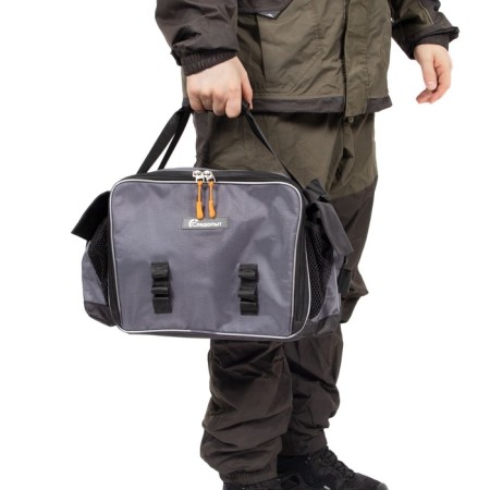 Fishing bag "Ranger" Lure Bag L, 40x25x21 cm, color gray + 5 boxes Luno 20-6