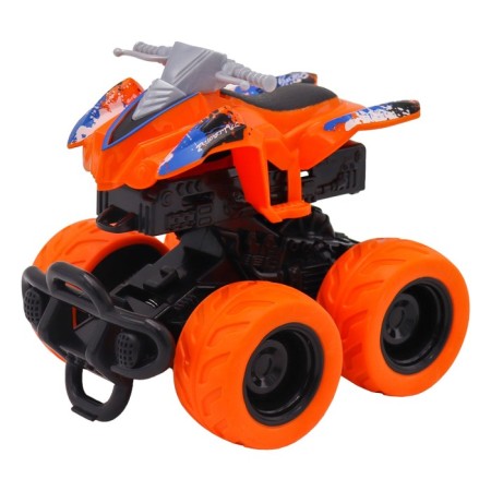 Friction Funky Toys "ATV", with a crash effect, 4x4, color orange color