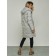 Coat insulated winter female, size 52, color gray