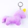 Soft toy "Unicorn" on a key fob, 12 cm, color mix