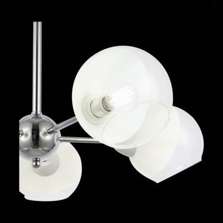 Ceiling EVOLUCE lamp. Sle102702-05. Giorte. 5x40 W, E14, 61x61x33.5 cm, chromium color-6