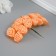 Decorative flower for creativity "Rose" Orange