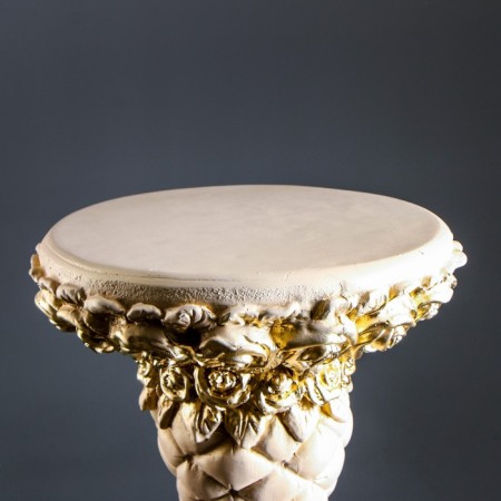 Rose column ivory, 85x40x40cm-1