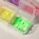 Sequins for the decor of the nails "NEON", multi -colored