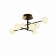 Ceiling chandelier Mantra Cellar, G4, 7x5W, 690x515x280 mm, black color