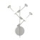 Bra Mantra Adn, Led, 24W, 1320lm, 3000k, 370x86x480 mm, Matte White Color