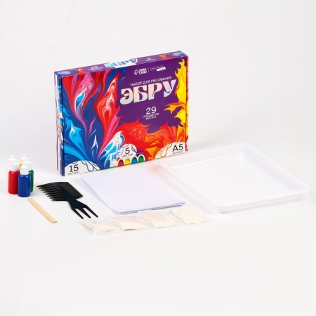Ebru drawing set-1