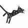 Pressed muzzle adjustable, No. 2, DN 5 cm, ohm 15-22 cm, black