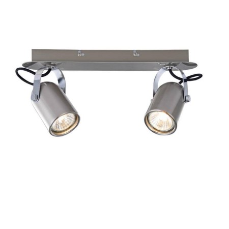 Luigi lamp, 2x50W GU10, nickel color, chrome-1
