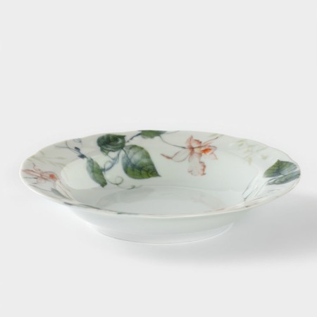 Porcelain plate "Fiona", 350 ml, d = 22 cm