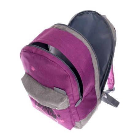 Youth backpack, 38 x 28 x 19 cm, ergonomic back, calligrata e "cat"-14