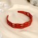 Malena's hair rim "weaving, 2.8 cm, mix