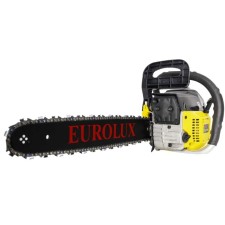 Бензопила Eurolux GS-5218, 3.8 л/с, 2.8 кВт, шина 45 см, паз 1.5 мм, бак 0.55 л