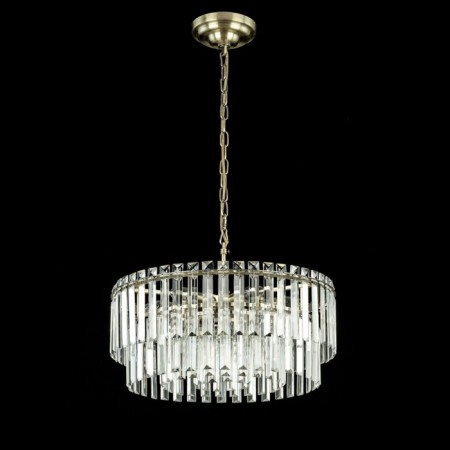 Suspended chandelier Citilux “Foundation” CL303193, 9X60W, E14, brown color-6