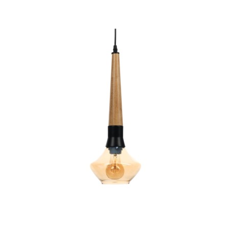 John Lamp 1x40W E27 Black/Brown 17.5x15.5x42 (142) cm-1