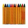 Loads wax 12 colors of multi-bullets "Cheburashka", round, cardboard packaging, euro suspension