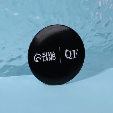 Mirror "QF", d = 7 cm, black color-3