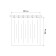 Curtain for the bathroom IDDIS PEVA P34PV1111, 180x180 cm