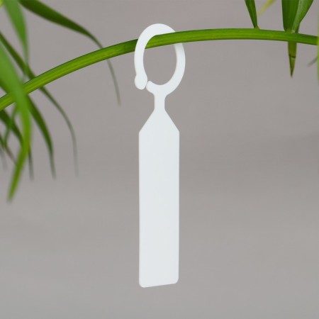 Garden tags for marking, 10.5 cm, set 20 pcs., Marker, plastic, white, Greengo-8