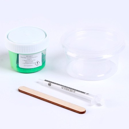 Chemical experiments 2 in 1 "Polymeric worms and chewing gum for hand"-3