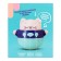 Musical Nevalyashka "Cute cat", sound, blue color