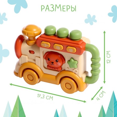 Musical toy "Funny train", sound, light-5