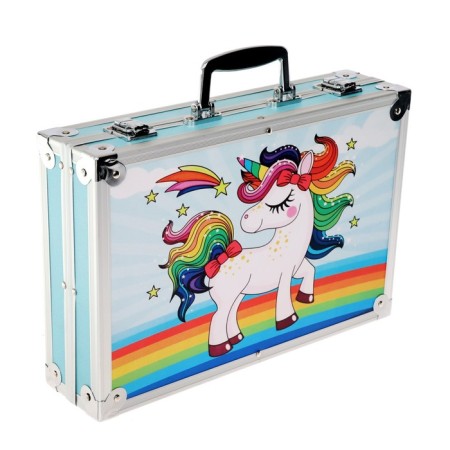 A set of folding folding, in a suitcase, blue-1