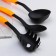 A set of kitchen supplies of the orange, 6 items