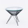 A set of furniture "Shell": a chair and a table, black