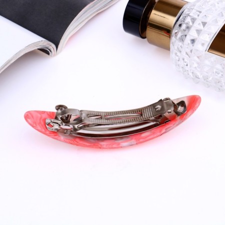 Hair hairpin "Marble" 9 cm, mix-1