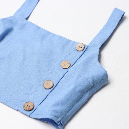 Women's costume (skirt and top) Mist Summer Time, Blue, p. 48-8