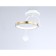 LED ceiling LED Ambrella Light, Linetech, FL66422, LED, 15 W, 1125LUM, 3000-6400K, white, gold