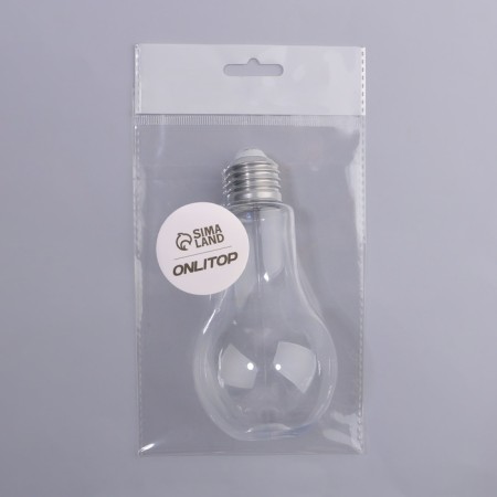 A bottle for storage "Light bulb", 200 ml, the color is transparent-6