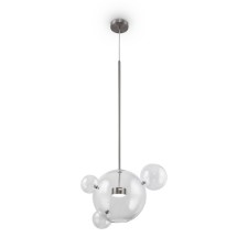 Подвесной светильник Freya FR5281PL-L10N Amoris, 490х490х1800 мм, LED, 10Вт, 850Лм, цвет никель